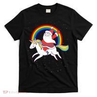 Santa Claus Unicorn Christmas Magic T-Shirt thumb 0