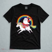 Santa Claus Unicorn Christmas Magic T-Shirt thumb 5