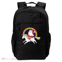 Santa Claus Unicorn Christmas Magic Backpack thumb 0