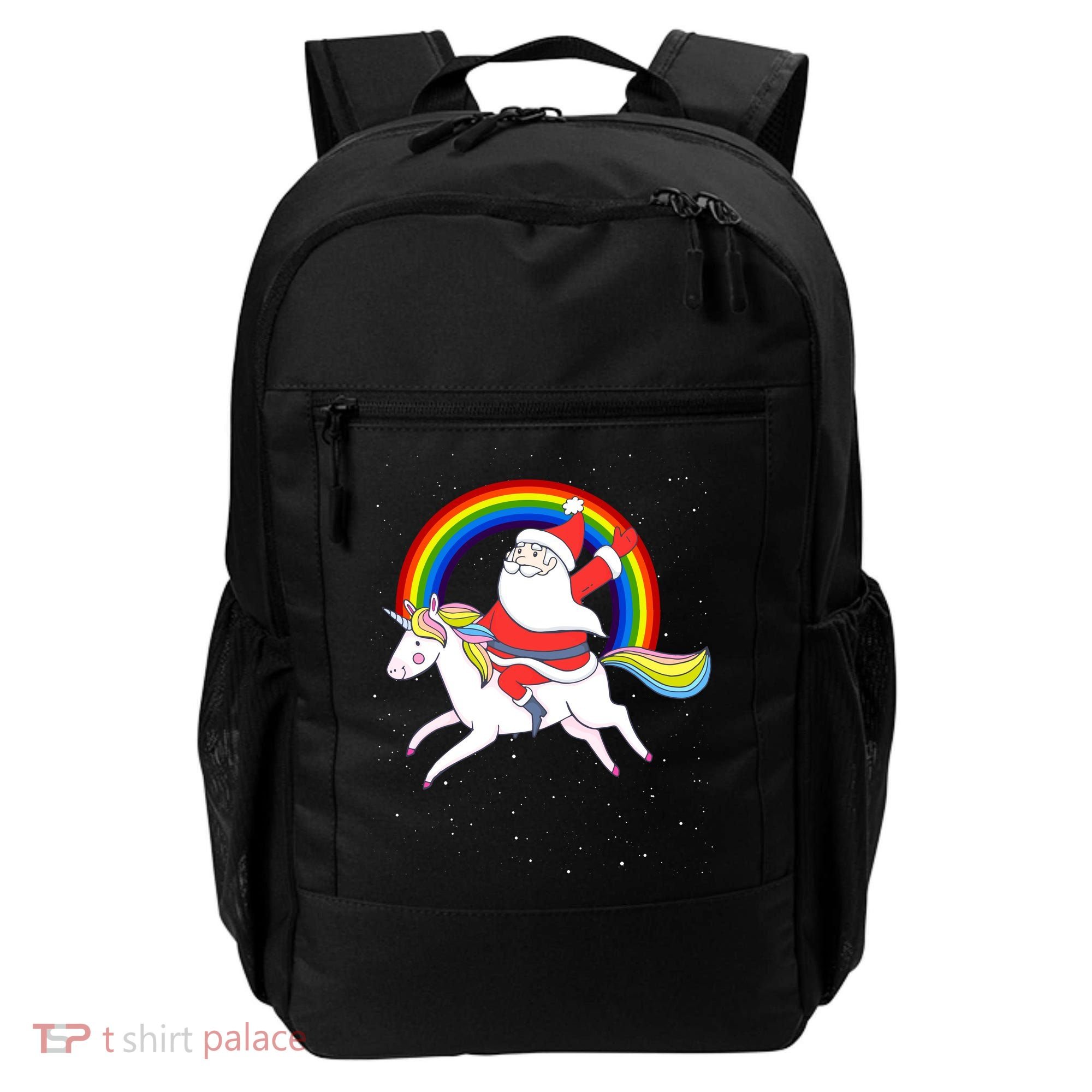 Santa Claus Unicorn Christmas Magic Backpack
