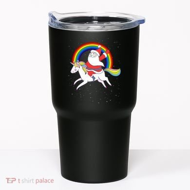 Santa Claus Unicorn Christmas Magic Tumbler