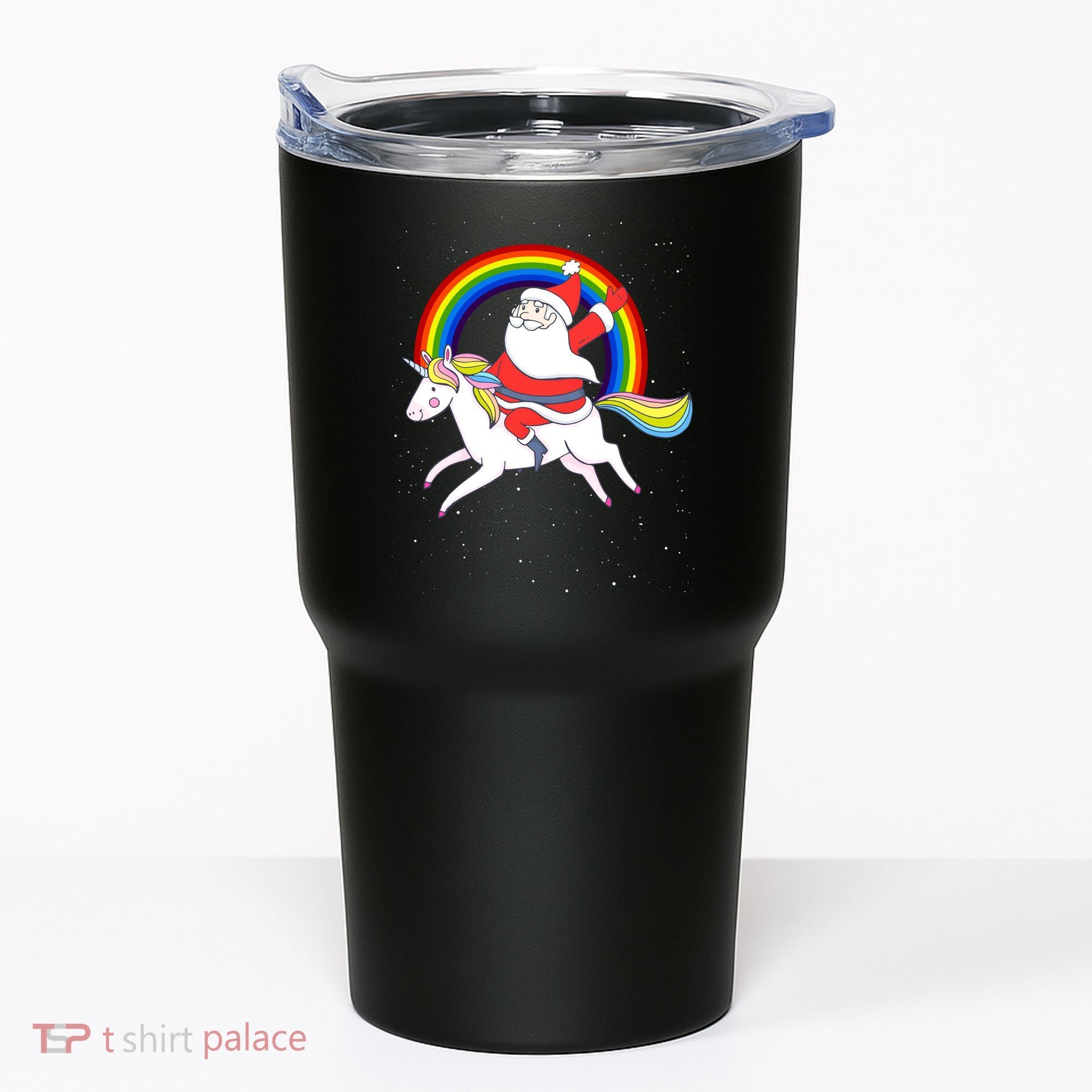 Santa Claus Unicorn Christmas Magic Tumbler