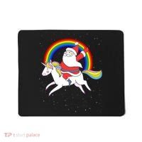 Santa Claus Unicorn Christmas Magic Mousepad thumb 0