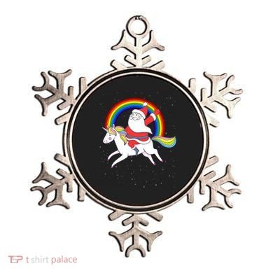 Santa Claus Unicorn Christmas Magic Ornament