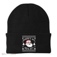 Santa Claus Where's My Ho's At? Funny Ugly Christmas Beanie thumb 0