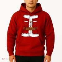 Santa Clause Costume Funny Chrismas Suit Hoodie thumb 2