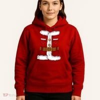 Santa Clause Costume Funny Chrismas Suit Hoodie thumb 5
