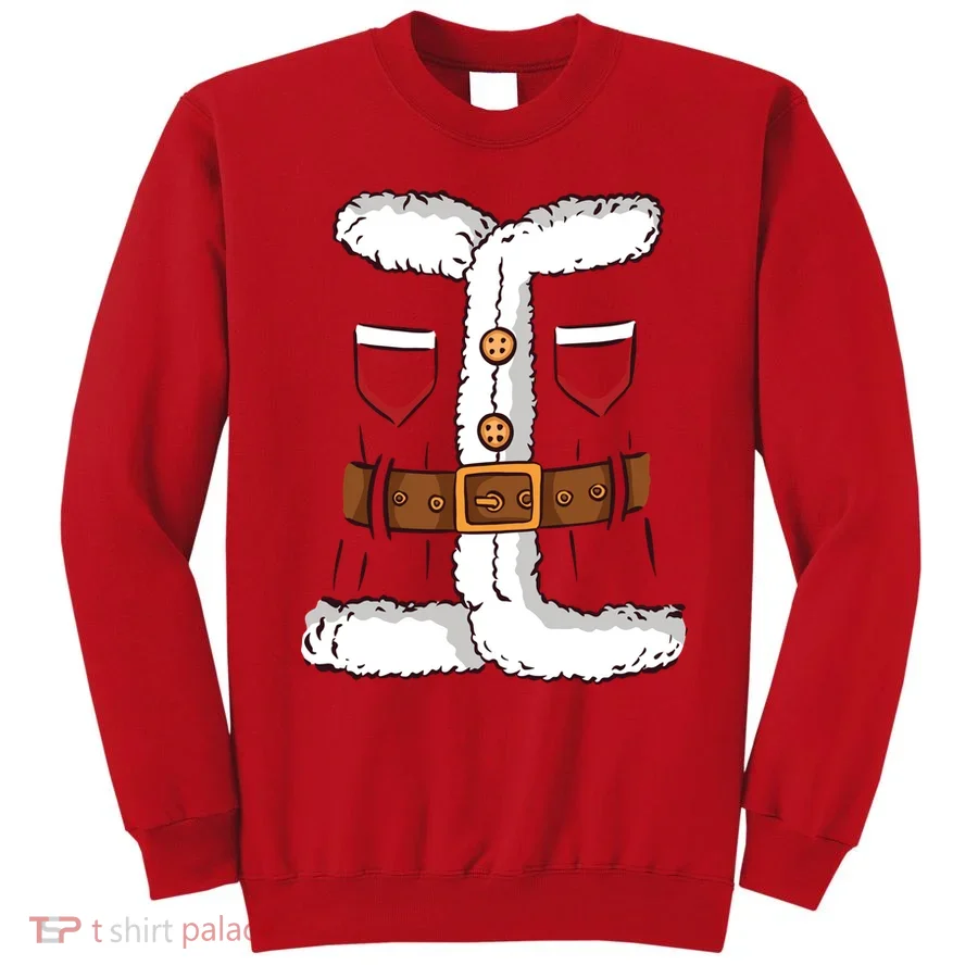 Santa Clause Costume Funny Chrismas Suit Sweatshirt