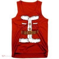 Santa Clause Costume Funny Chrismas Suit Tank Top thumb 0