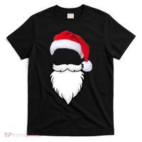 Santa Clause Mustache Beard Hat T-Shirt thumb 0