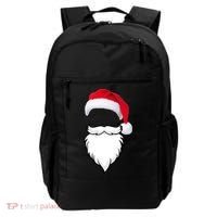 Santa Clause Mustache Beard Hat Backpack thumb 0