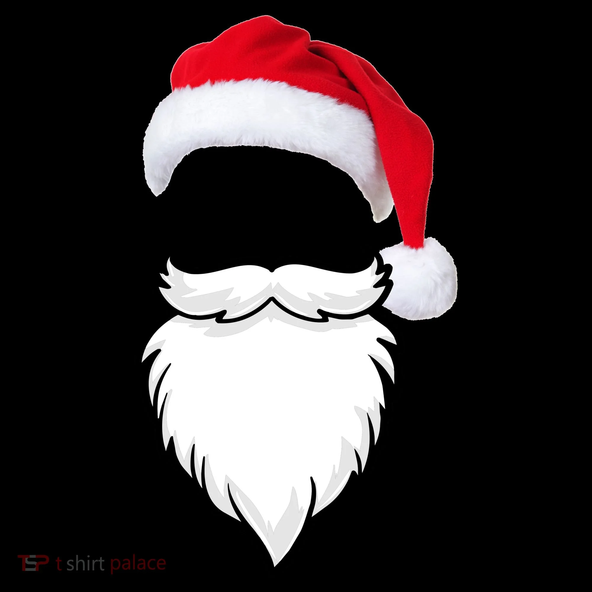 Santa Clause Mustache Beard Hat Coffee Mug