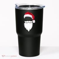Santa Clause Mustache Beard Hat Tumbler thumb 0