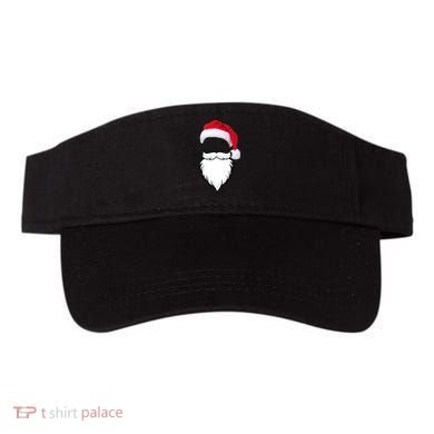 Santa Clause Mustache Beard Hat Visor
