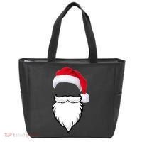 Santa Clause Mustache Beard Hat Tote Bag thumb 0