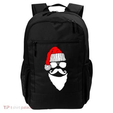 Santa Clause Mustache Face Backpack