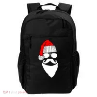 Santa Clause Mustache Face Backpack thumb 0