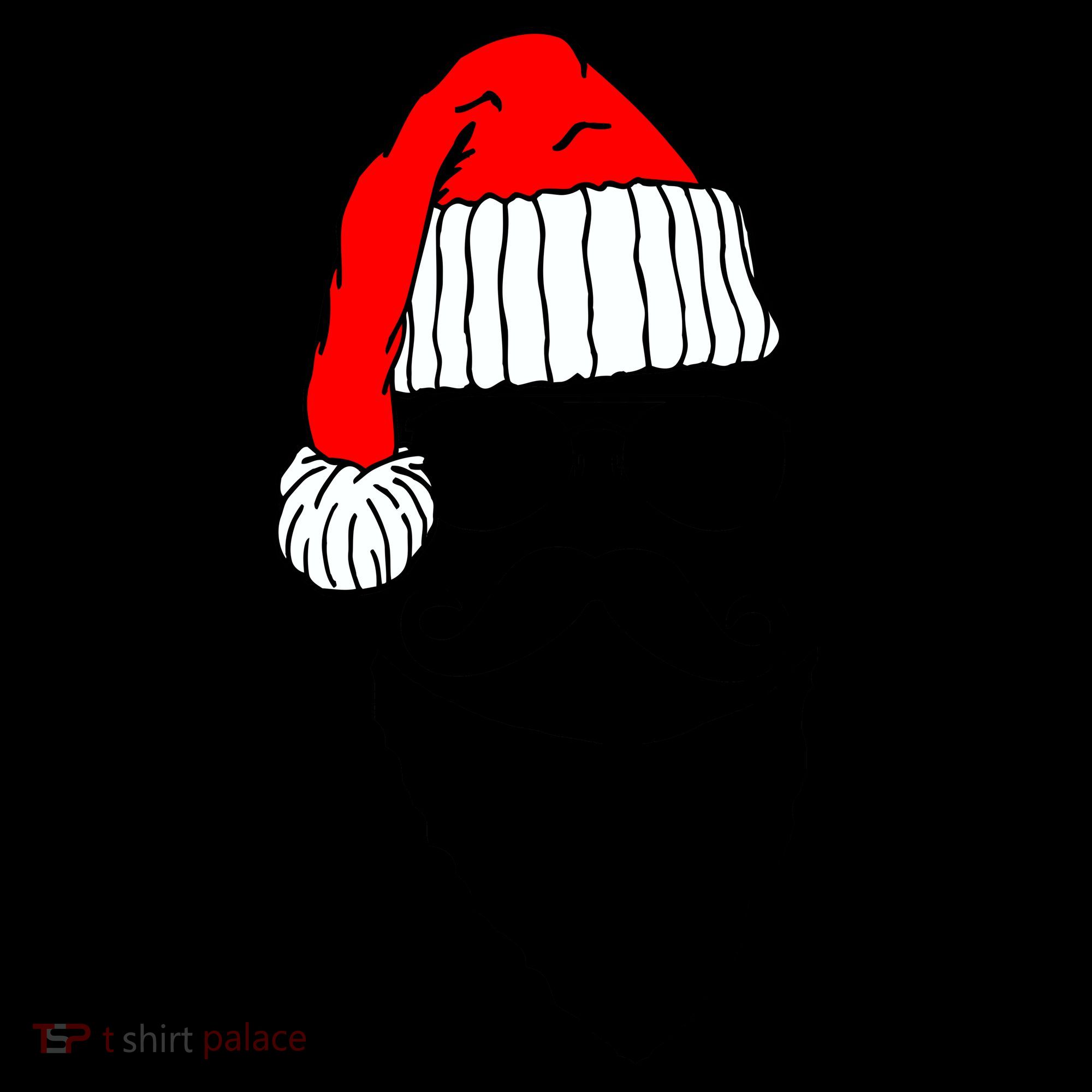 Santa Clause Mustache Face Coffee Mug
