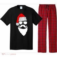 Santa Clause Mustache Face Pajama Set thumb 0