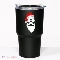 Santa Clause Mustache Face Tumbler thumb 0