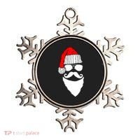 Santa Clause Mustache Face Ornament thumb 0