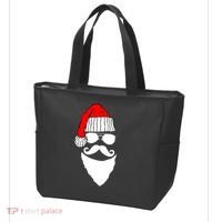 Santa Clause Mustache Face Tote Bag thumb 3