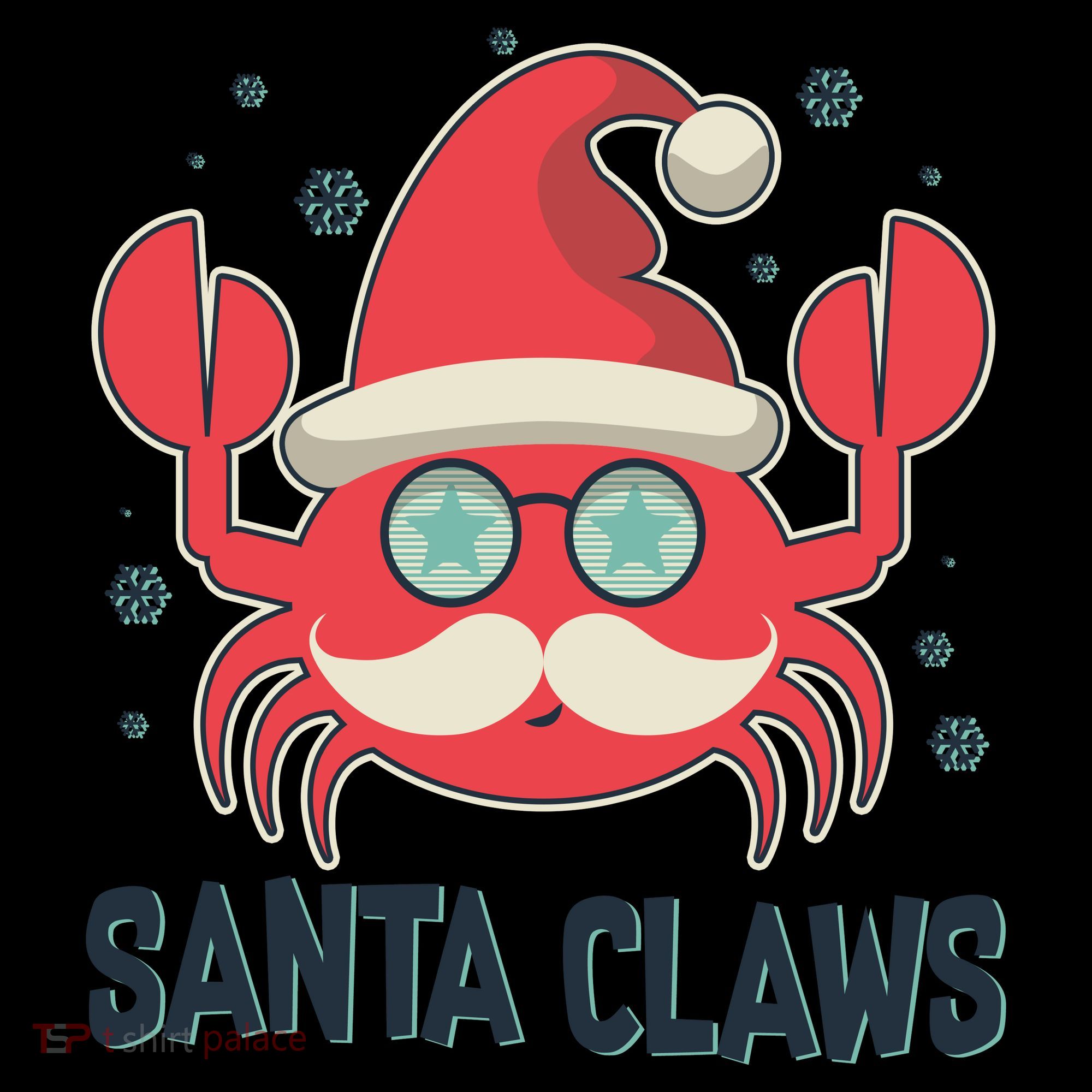 Santa Claw Crab Funny Christmas Coffee Mug