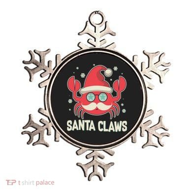 Santa Claw Crab Funny Christmas Ornament