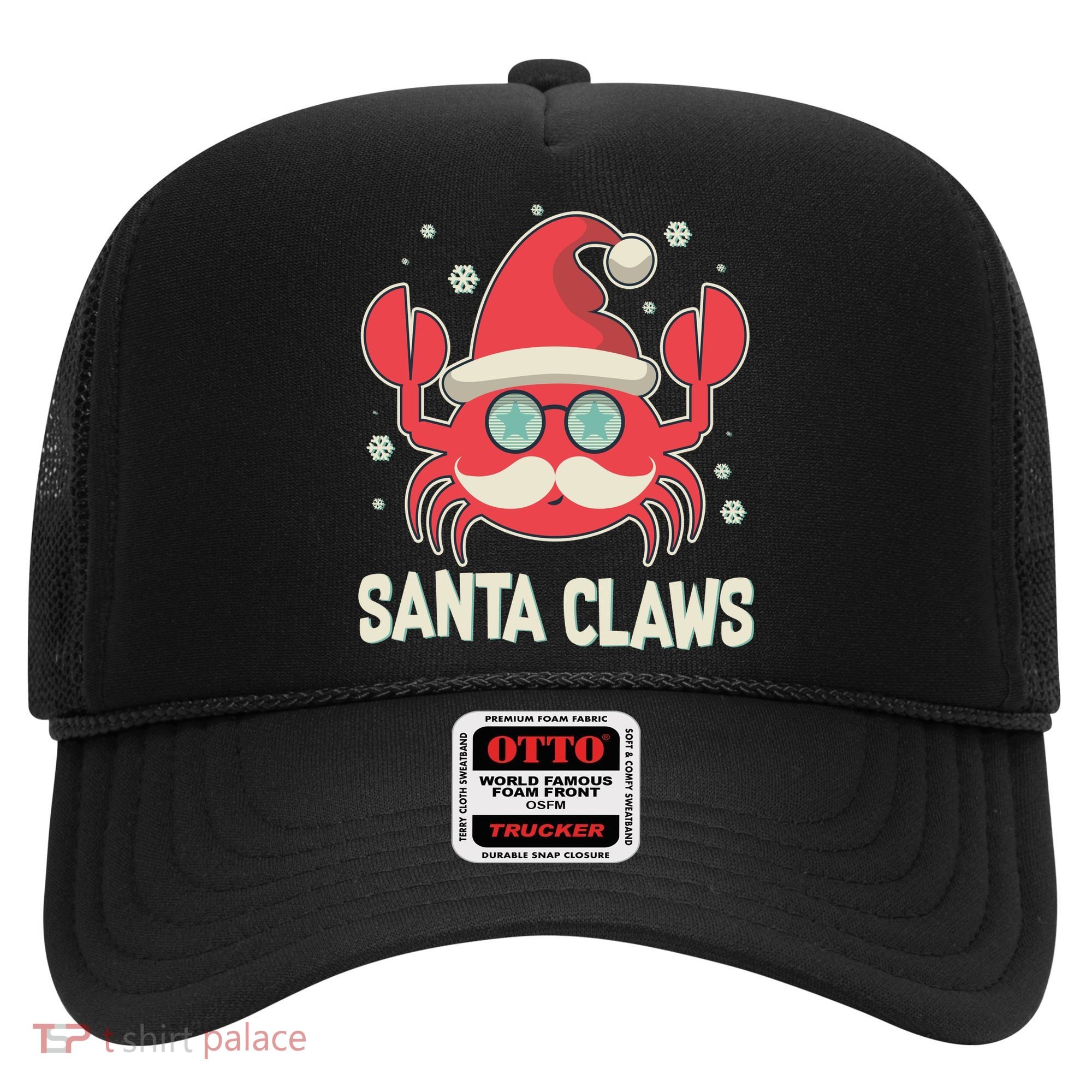 Santa Claw Crab Funny Christmas Hat