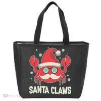 Santa Claw Crab Funny Christmas Tote Bag thumb 0