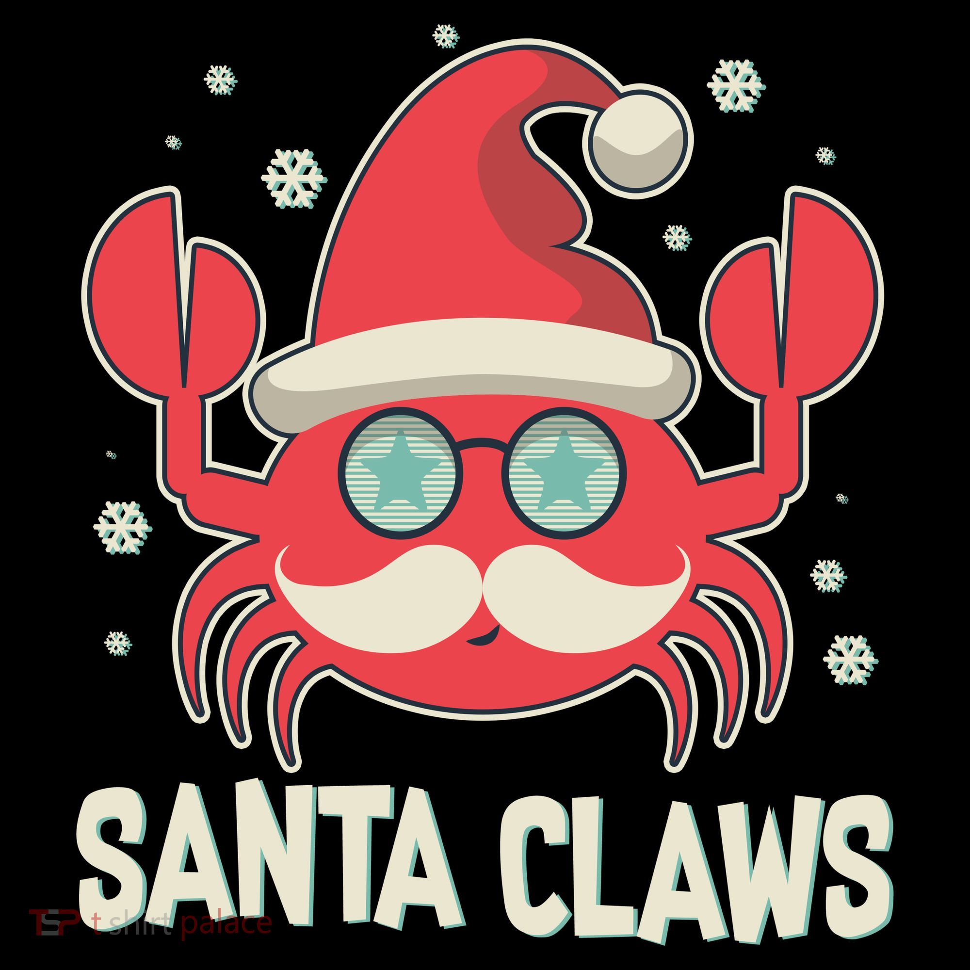 Santa Claw Crab Funny Christmas Tote Bag