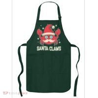 Santa Claw Crab Funny Christmas Apron thumb 0