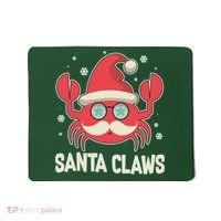 Santa Claw Crab Funny Christmas Mousepad thumb 0