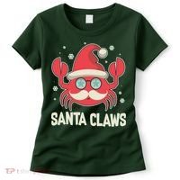 Santa Claw Crab Funny Christmas Women's T-Shirt thumb 0