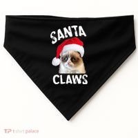 Santa Claws USA-Made Doggie Bandana thumb 0