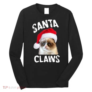 Santa Claws Long Sleeve Shirt