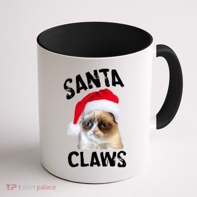 Santa Claws Coffee Mug back