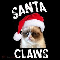 Santa Claws Women's Hoodie thumb 2