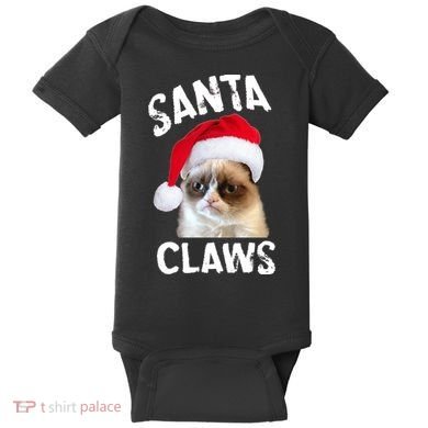 Santa Claws Baby Bodysuit