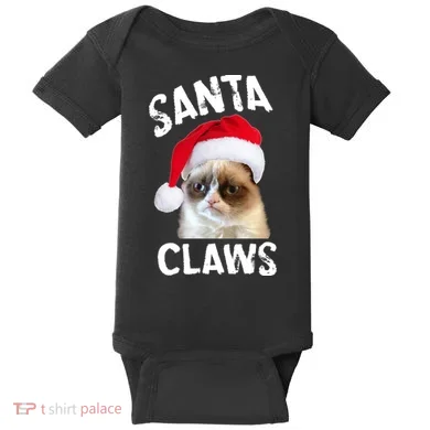 Santa Claws Baby Bodysuit