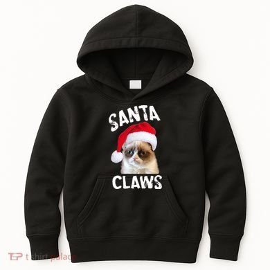 Santa Claws Kids Hoodie