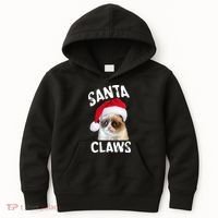 Santa Claws Kids Hoodie thumb 0