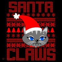 Santa Claws Cat Ugly Christmas Sweater Design Coffee Mug thumb 5