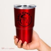 Santa Claws Drinking Funny Christmas Tumbler thumb 2