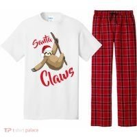 Santa Claws Sloth Christmas Pajama Set thumb 0