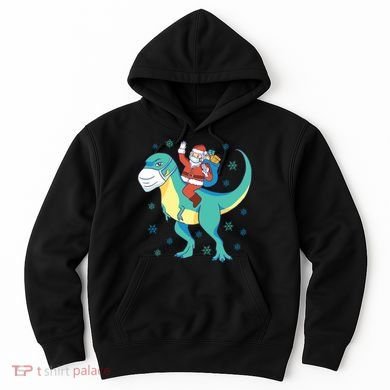 Santa Dinosaur Pandemic Hoodie