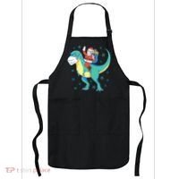 Santa Dinosaur Pandemic Apron thumb 0