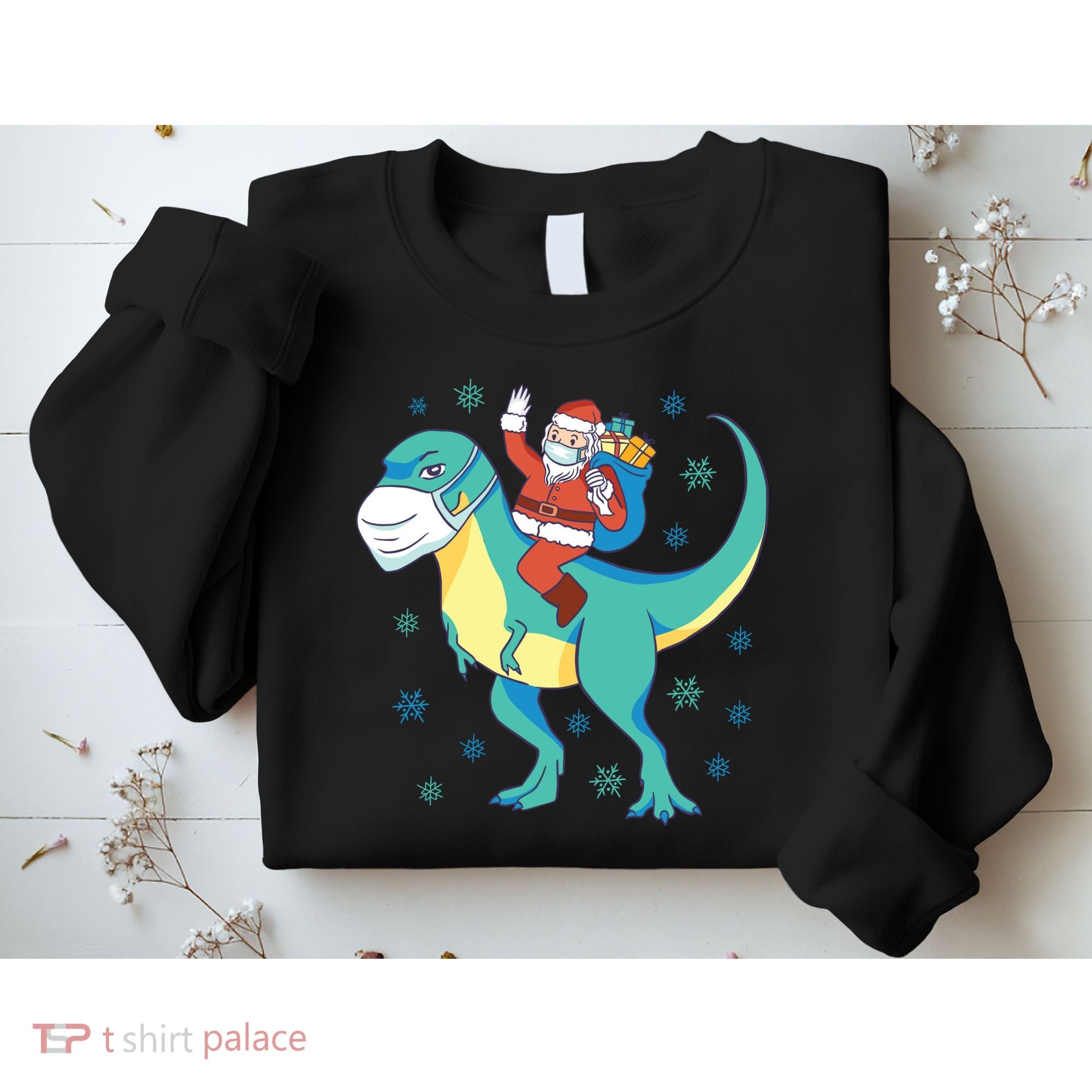 Santa Dinosaur Pandemic Sweatshirt