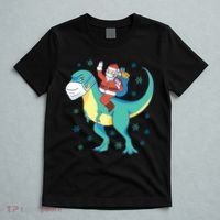 Santa Dinosaur Pandemic T-Shirt thumb 5