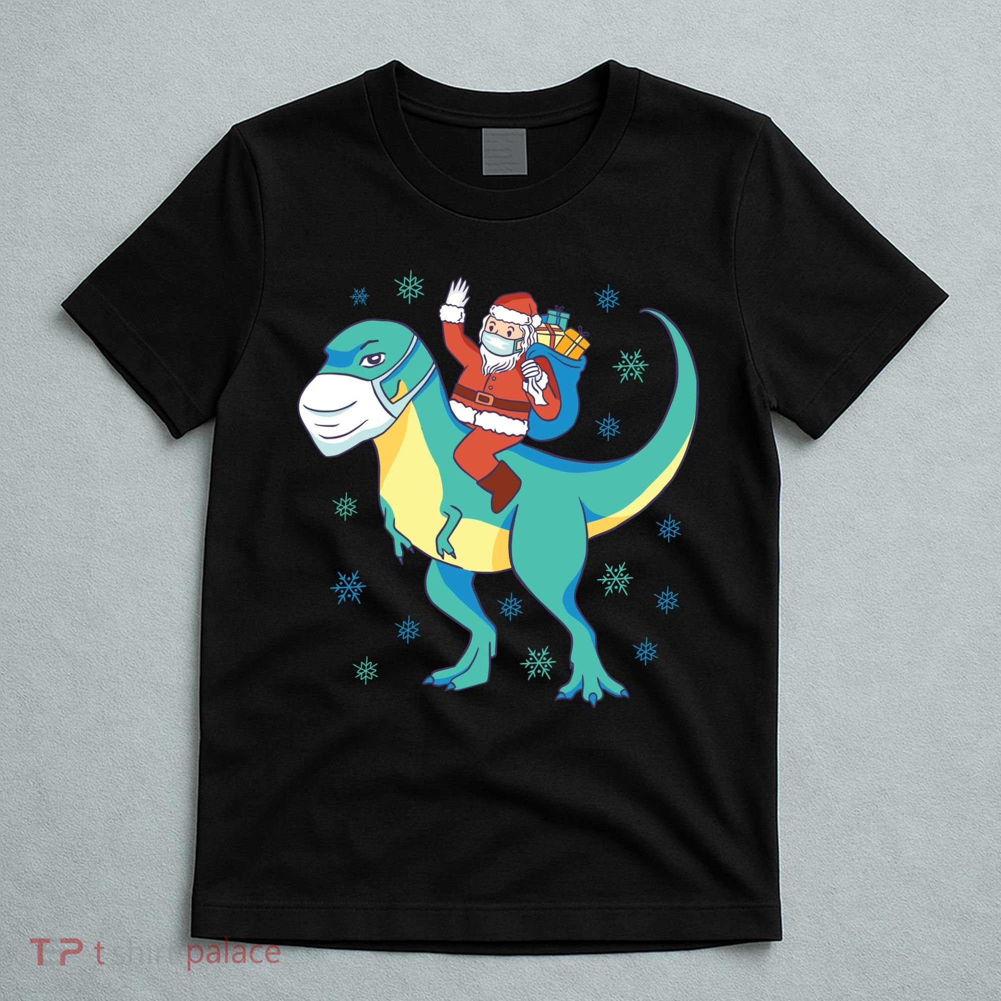 Santa Dinosaur Pandemic T-Shirt